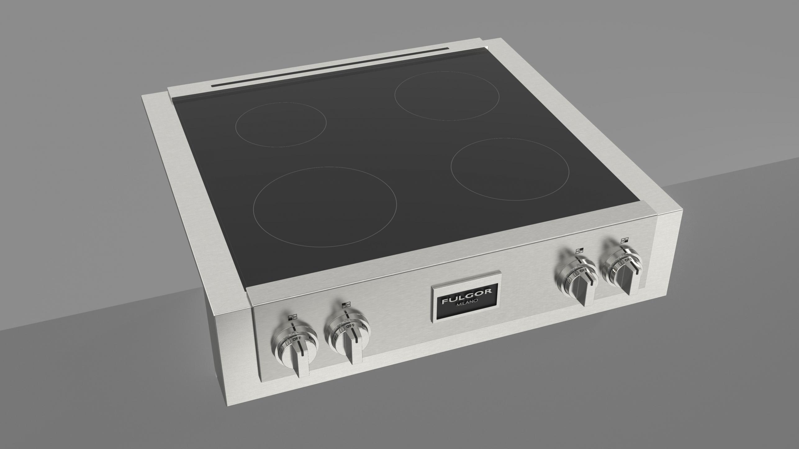 30" PRO INDUCTION RANGE TOP Fulgor Milano
